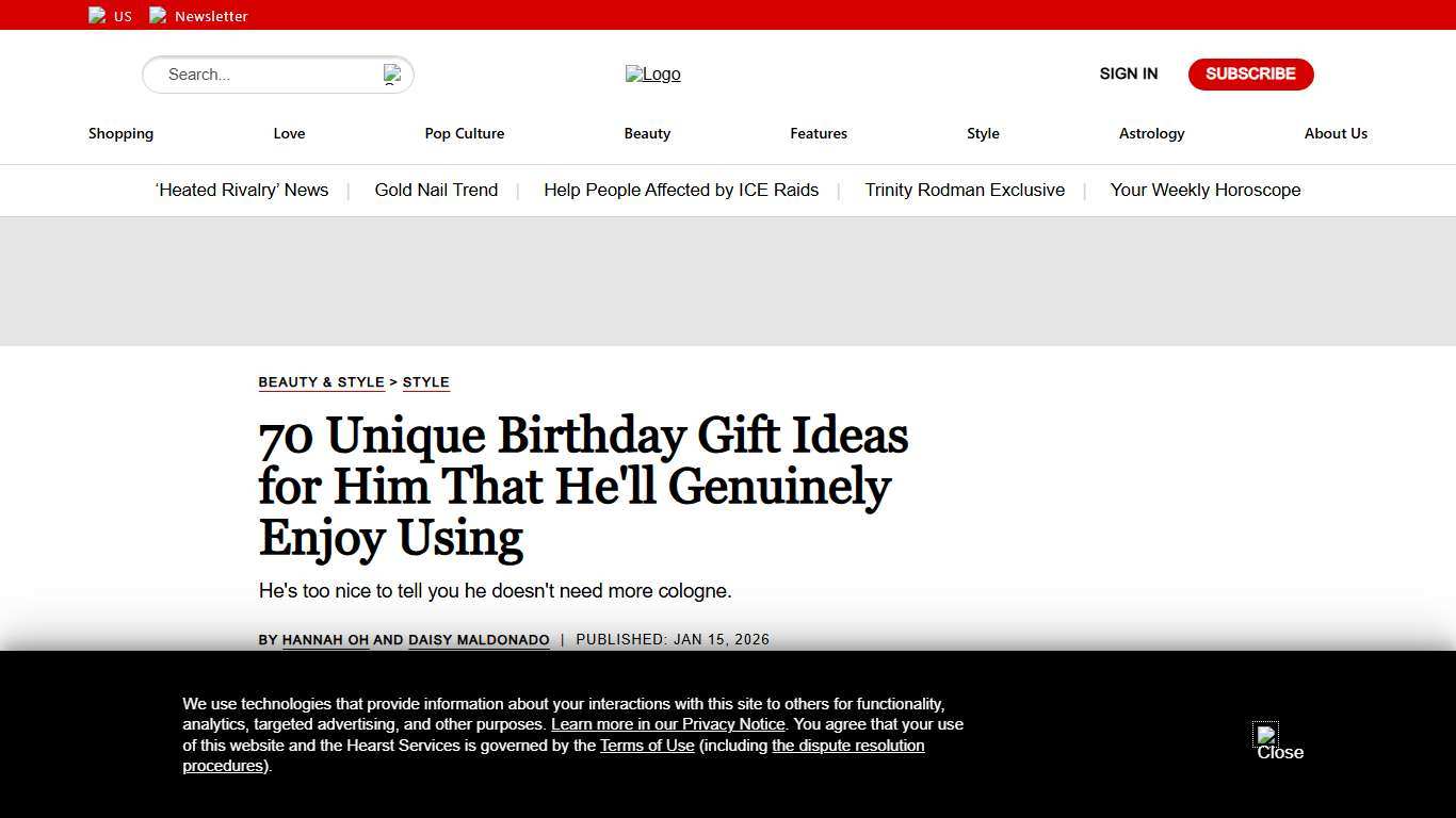 70 Unique Birthday Gifts for Men in 2026